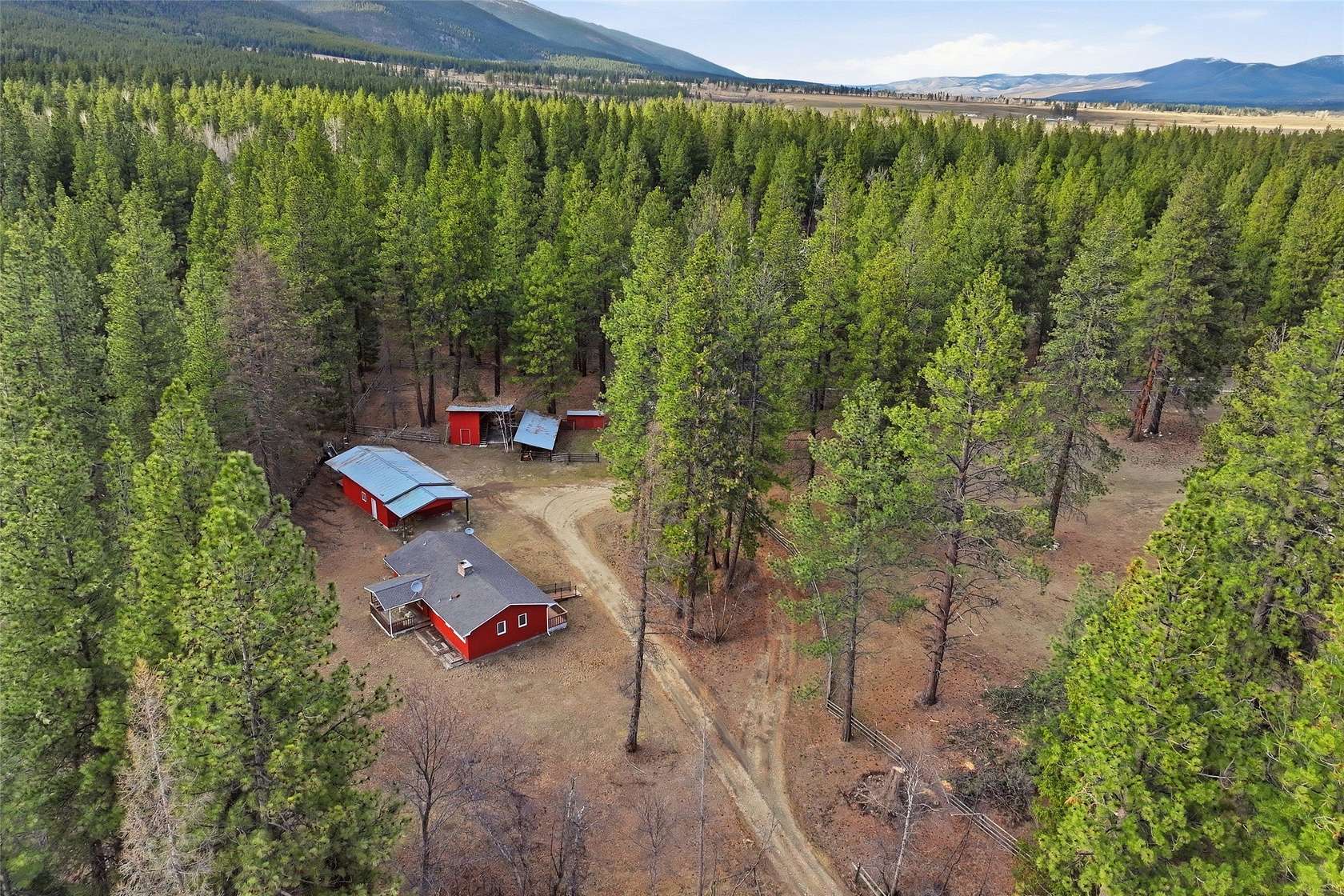 7.45 Acres of Land with Home for Sale in Stevensville, Montana