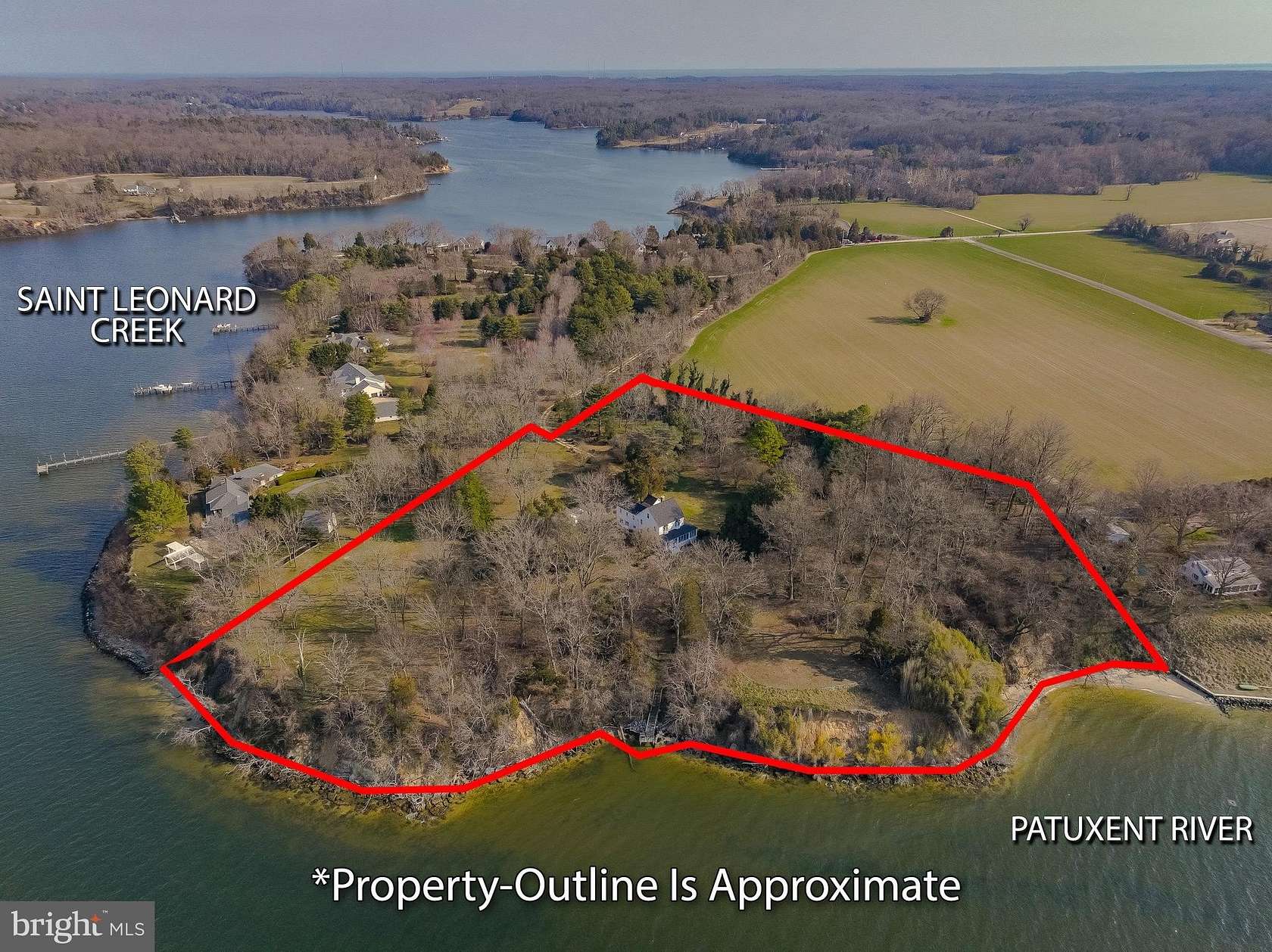 8.2 Acres of Land with Home for Sale in Lusby, Maryland