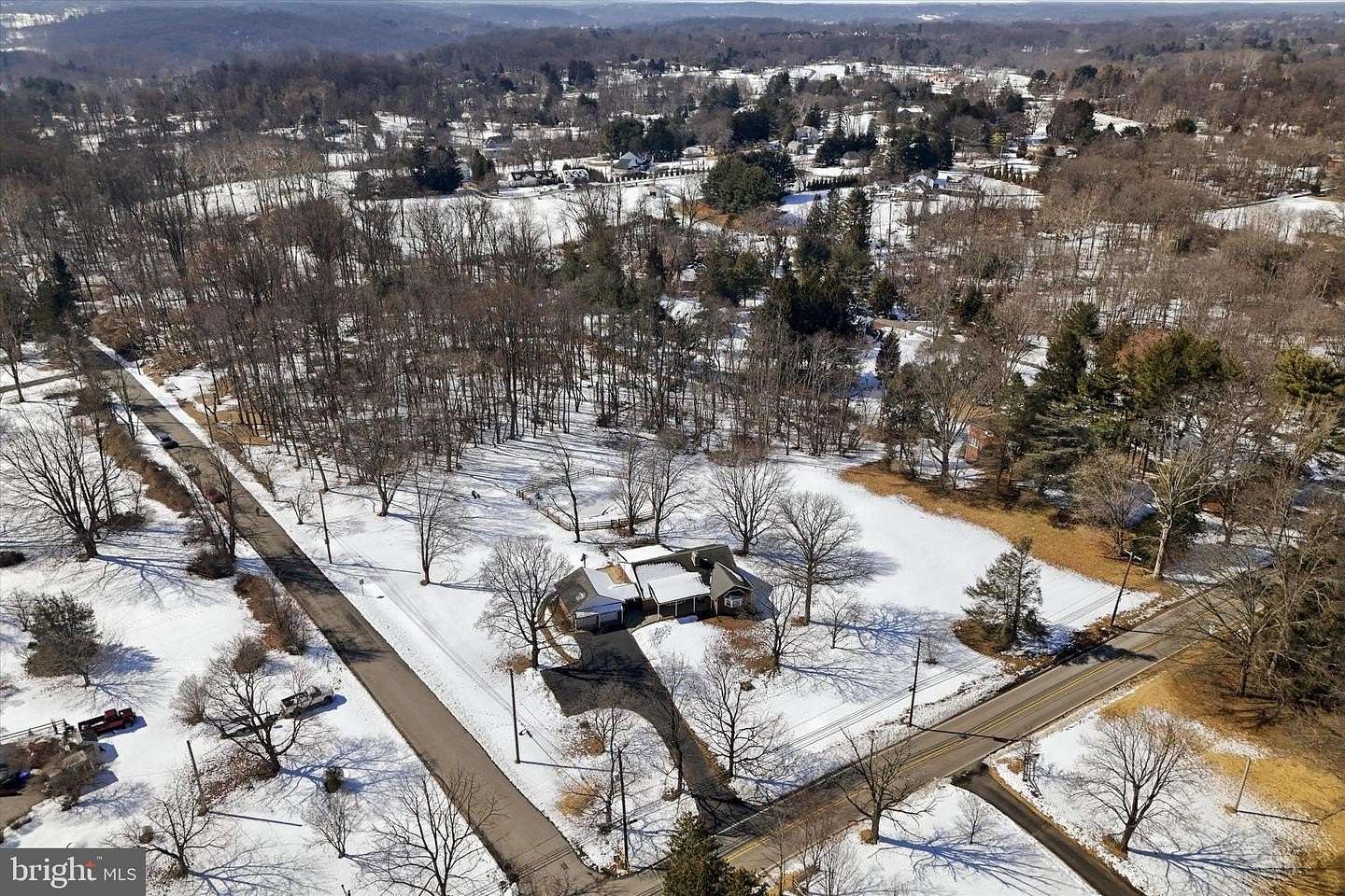 4 Acres of Land with Home for Sale in Glen Mills, Pennsylvania