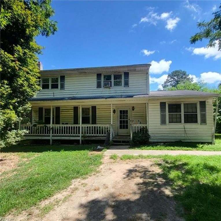 6.86 Acres of Land with Home for Sale in Hartfield, Virginia