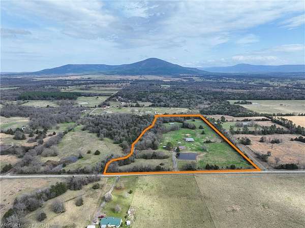 20 Acres of Land with Home for Sale in Poteau, Oklahoma