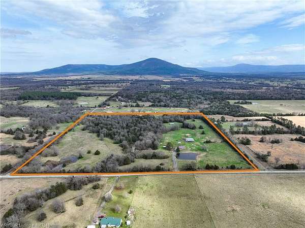 40 Acres of Land with Home for Sale in Poteau, Oklahoma