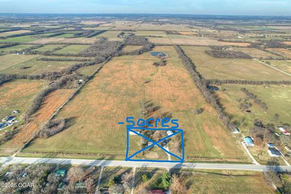 115 Acres of Agricultural Land for Sale in Carthage, Missouri
