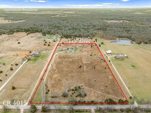 13 Acres of Land with Home for Sale in Mabank, Texas