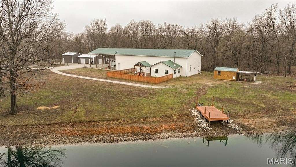 5 Acres of Land with Home for Sale in Bunker Hill, Illinois