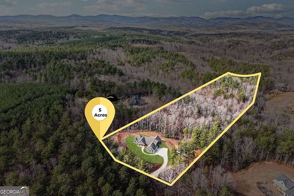 5 Acres of Land with Home for Sale in Dahlonega, Georgia