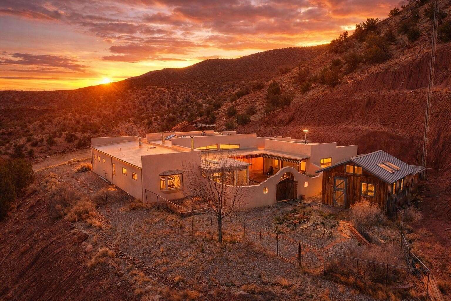 5.73 Acres of Land with Home for Sale in Jemez Pueblo, New Mexico