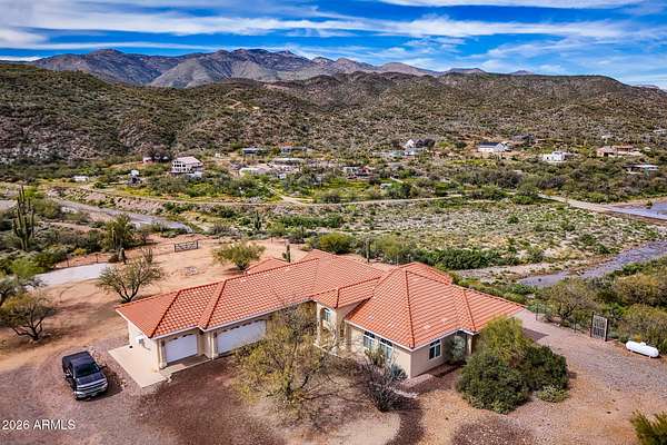 7.88 Acres of Land with Home for Sale in Black Canyon City, Arizona