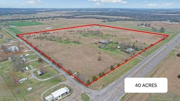 40 Acres of Improved Land for Sale in Mead, Oklahoma