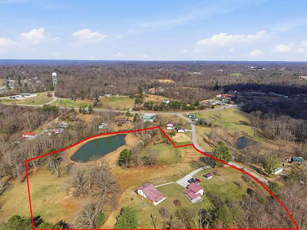 13.9 Acres of Recreational Land with Home for Sale in Stearns, Kentucky