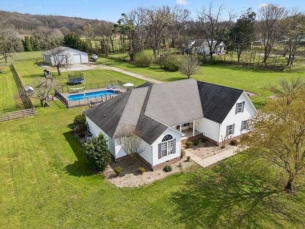 5 Acres of Land with Home for Sale in Mount Pleasant, Tennessee