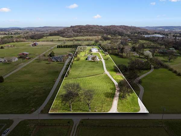 5 Acres of Land with Home for Sale in Mount Pleasant, Tennessee