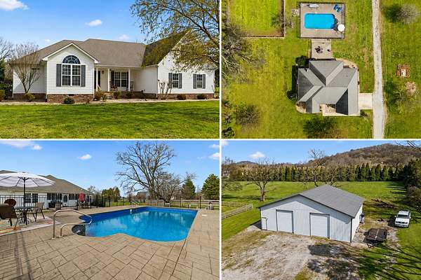 5 Acres of Land with Home for Sale in Mount Pleasant, Tennessee
