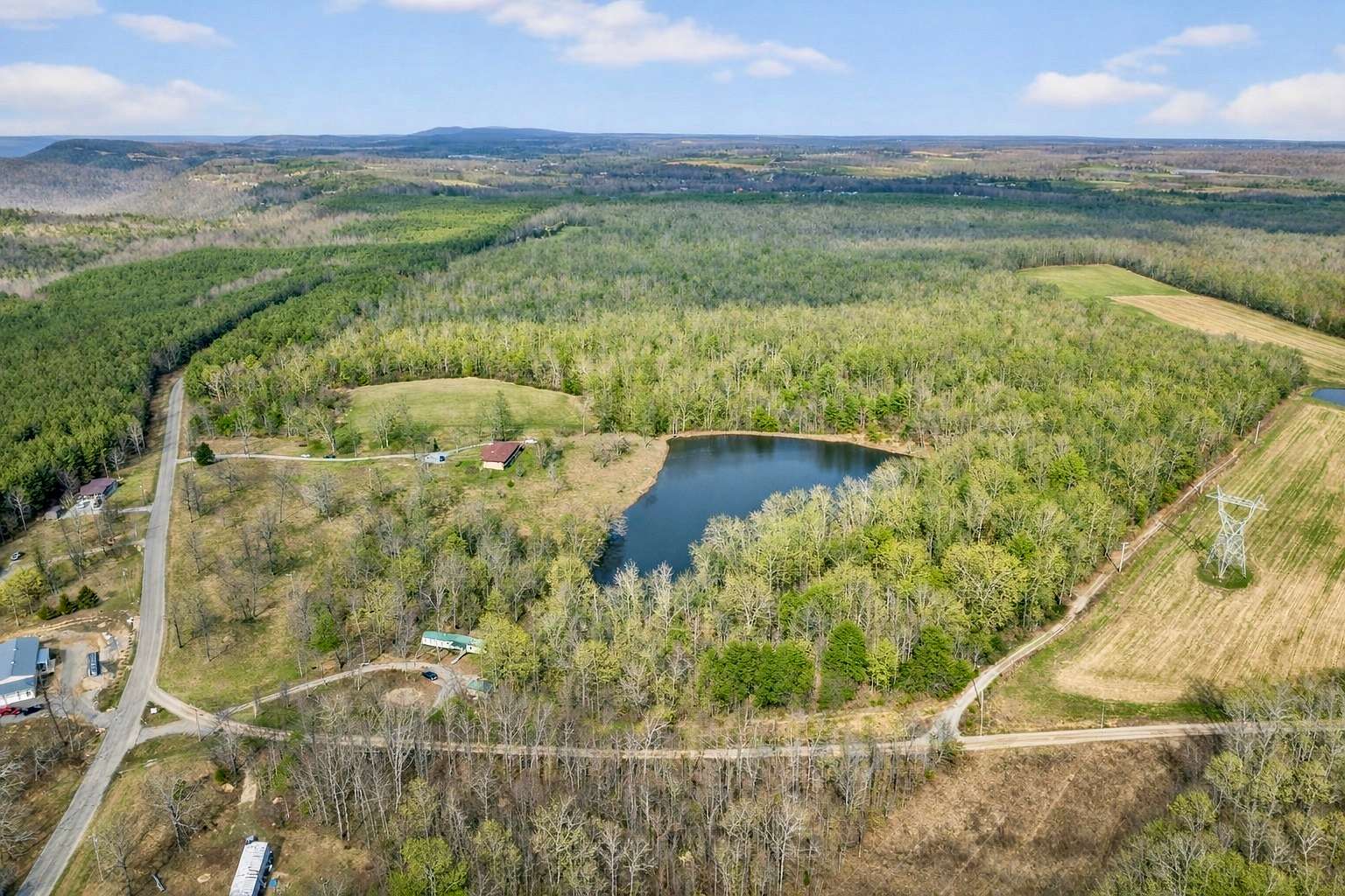 29.5 Acres of Recreational Land with Home for Sale in Graysville, Tennessee