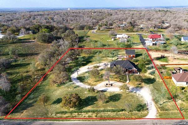 2.55 Acres of Land with Home for Sale in Adkins, Texas