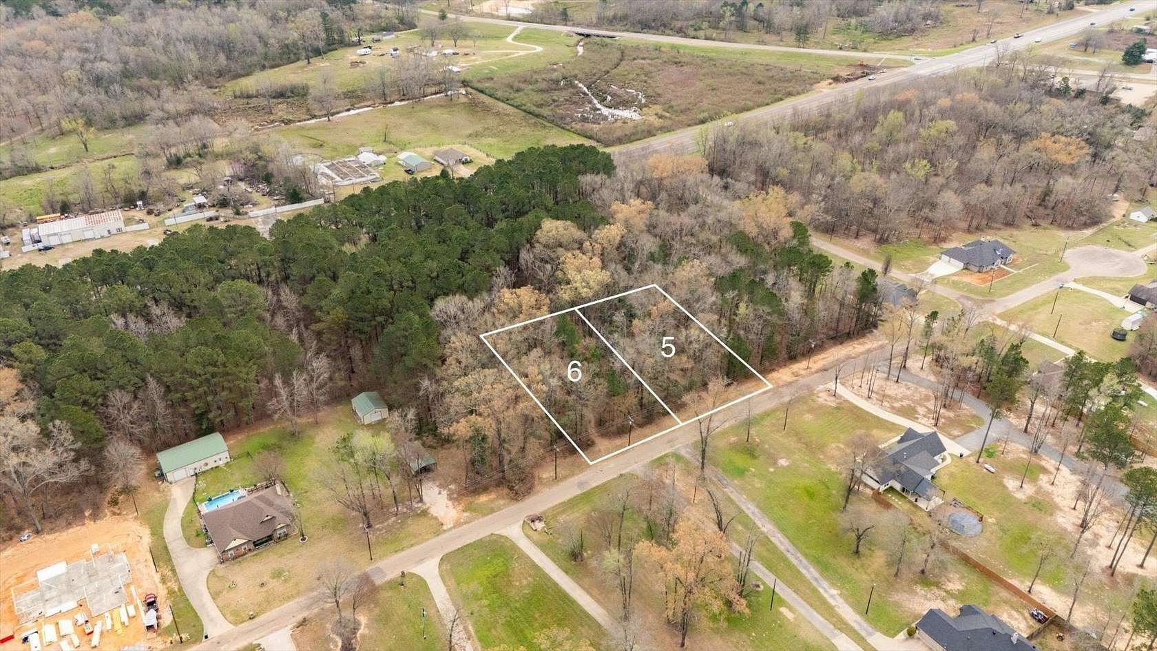 1.86 Acres of Residential Land for Sale in Ashland, Texas