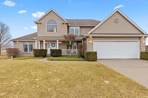 20 Acres of Land with Home for Sale in Lakeville, Indiana