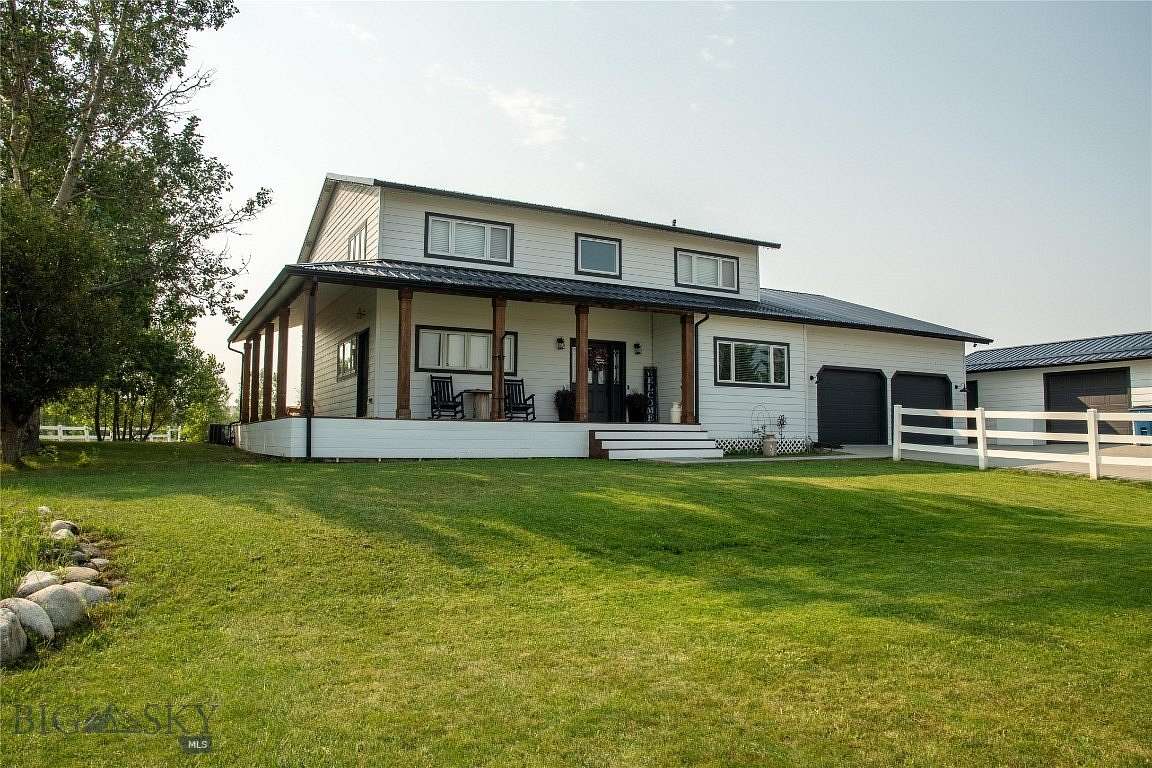 6.57 Acres of Land with Home for Sale in Big Timber, Montana