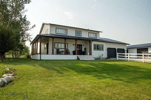 6.57 Acres of Land with Home for Sale in Big Timber, Montana