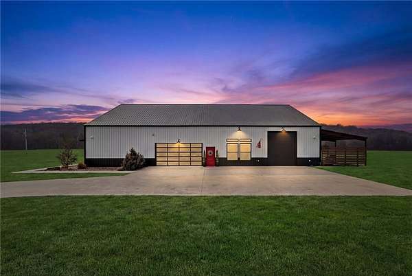 10 Acres of Land with Home for Sale in Prairie Grove, Arkansas