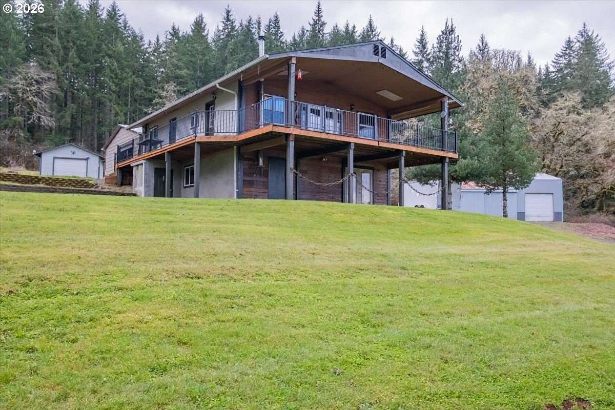 34.5 Acres of Recreational Land with Home for Sale in Lebanon, Oregon