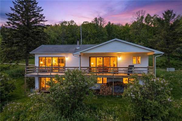 29.3 Acres of Recreational Land with Home for Sale in Denver, New York