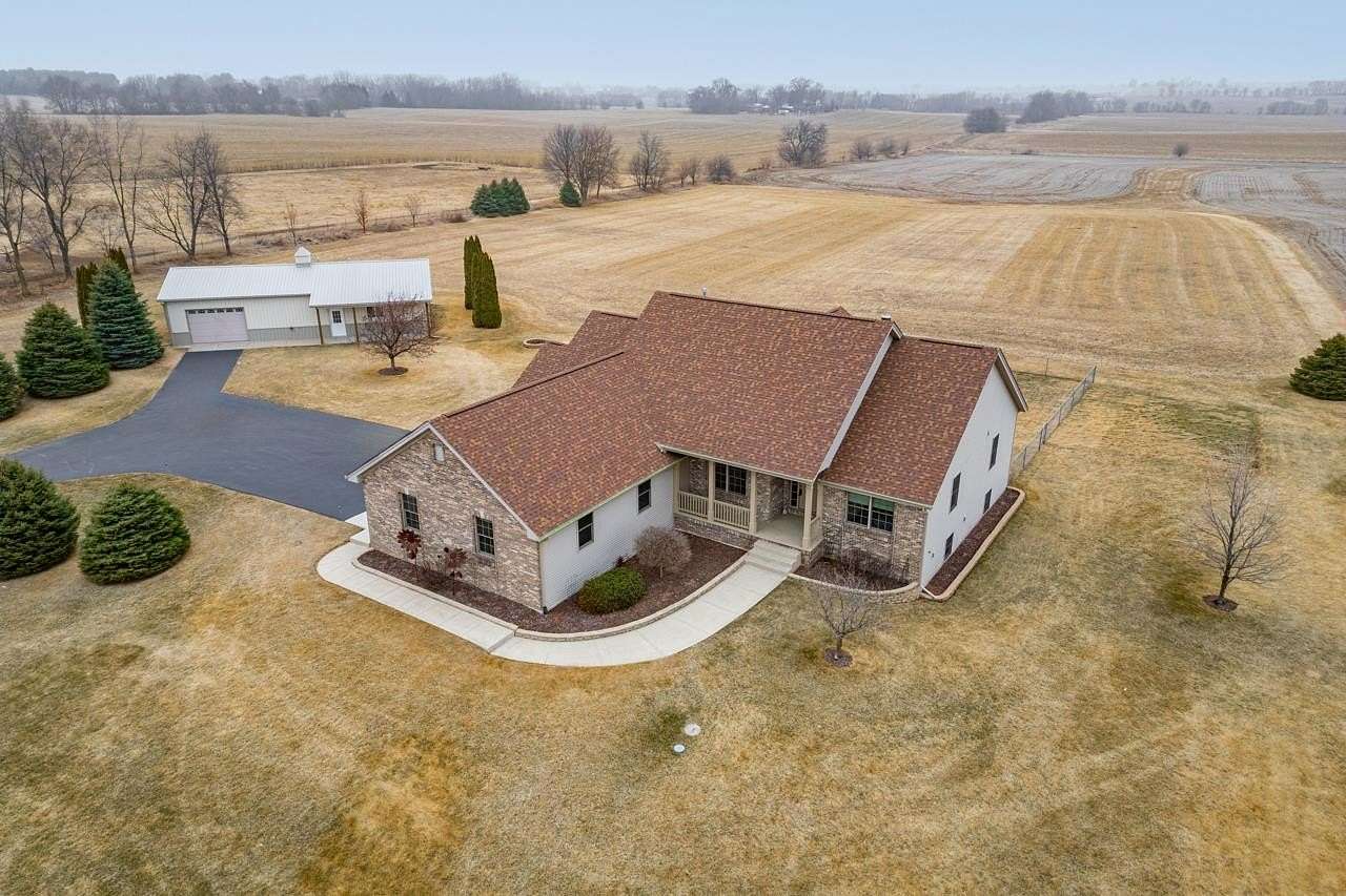 6.23 Acres of Land with Home for Sale in Winnebago, Illinois