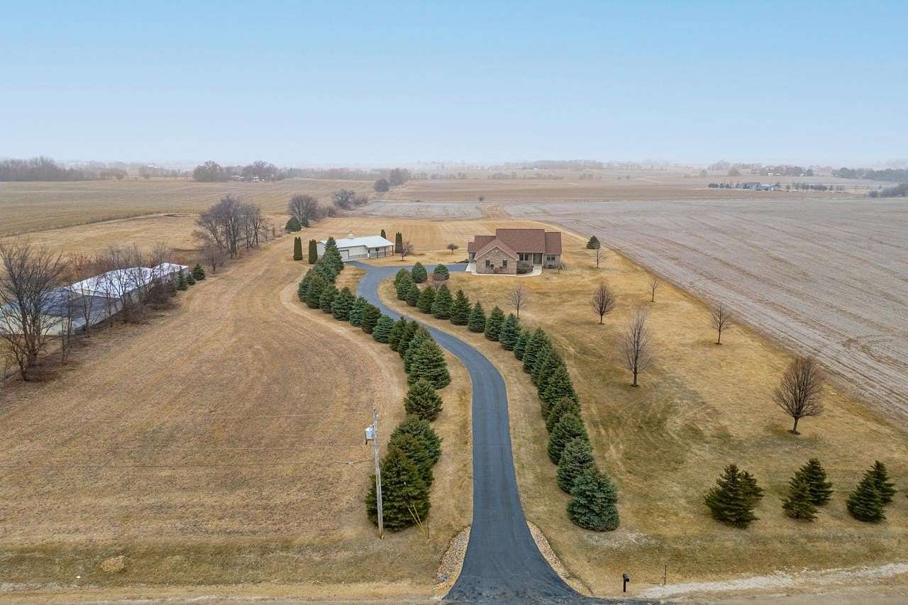 6.23 Acres of Land with Home for Sale in Winnebago, Illinois