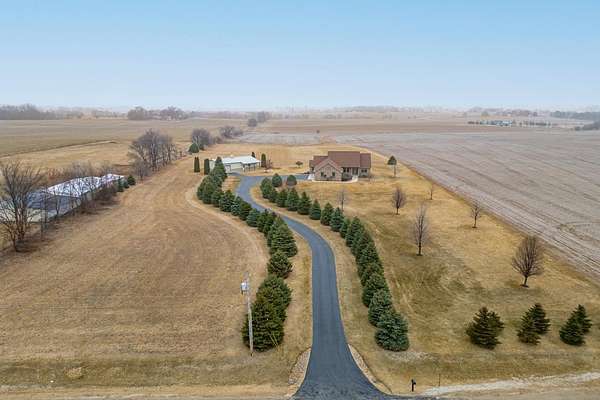 6.23 Acres of Land with Home for Sale in Winnebago, Illinois