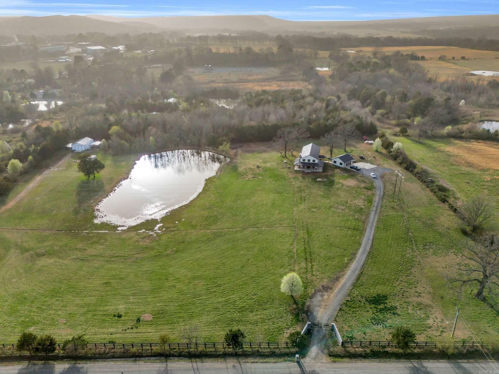 5.22 Acres of Land with Home for Sale in Pangburn, Arkansas