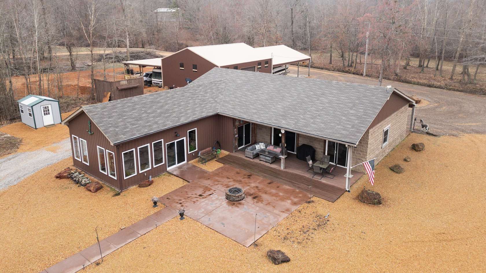 14.7 Acres of Recreational Land with Home for Sale in Buchanan, Tennessee