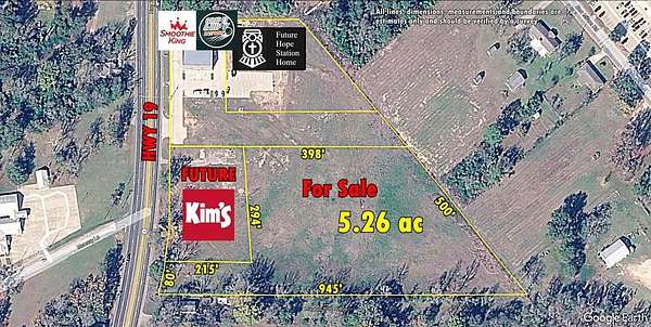 5.26 Acres of Commercial Land for Sale in Palestine, Texas