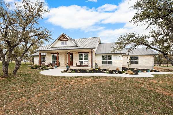 3 Acres of Land with Home for Sale in Round Mountain, Texas