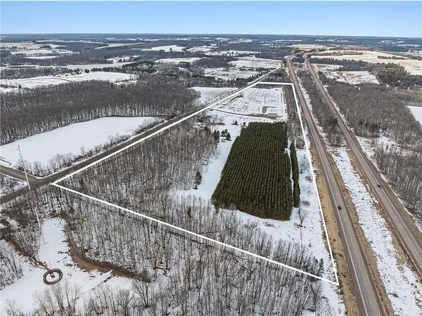 35.6 Acres of Land with Home for Sale in Rice Lake, Wisconsin