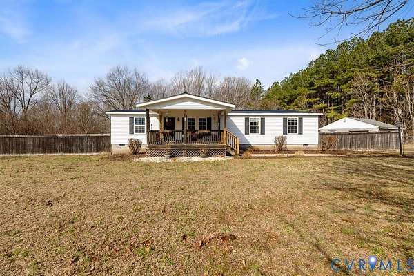 3.87 Acres of Land with Home for Sale in Burkeville, Virginia