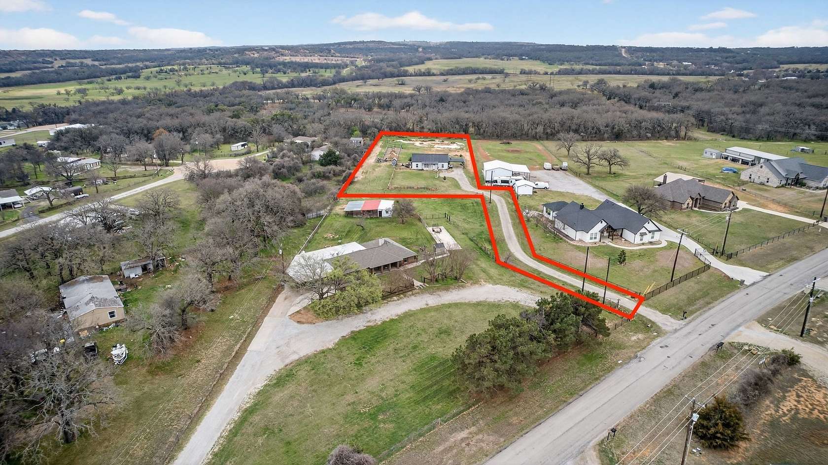 1.52 Acres of Land with Home for Sale in Springtown, Texas