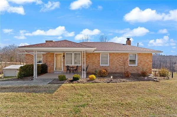 5 Acres of Land with Home for Sale in Georgetown, Indiana