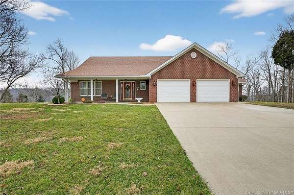 6.75 Acres of Land with Home for Sale in Leavenworth, Indiana