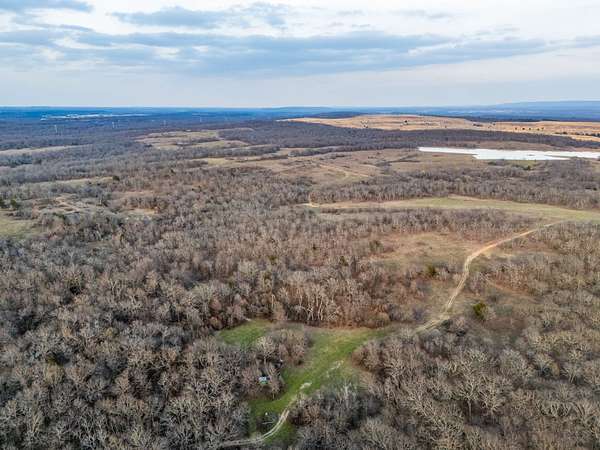 880 Acres of Land with Home for Sale in Wardville, Oklahoma