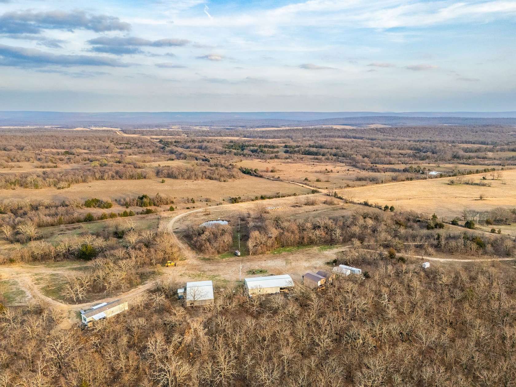 320 Acres of Land with Home for Sale in Wardville, Oklahoma