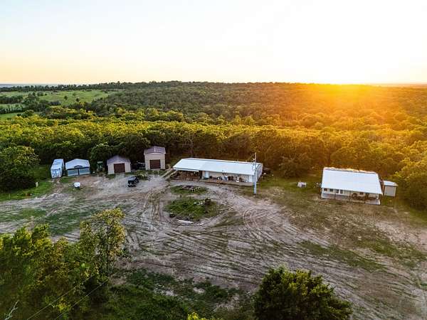 160 Acres of Land with Home for Sale in Wardville, Oklahoma