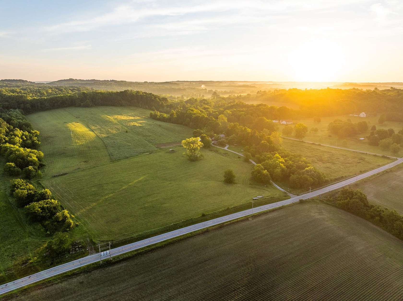 36 Acres of Land with Home for Sale in Dresden, Ohio