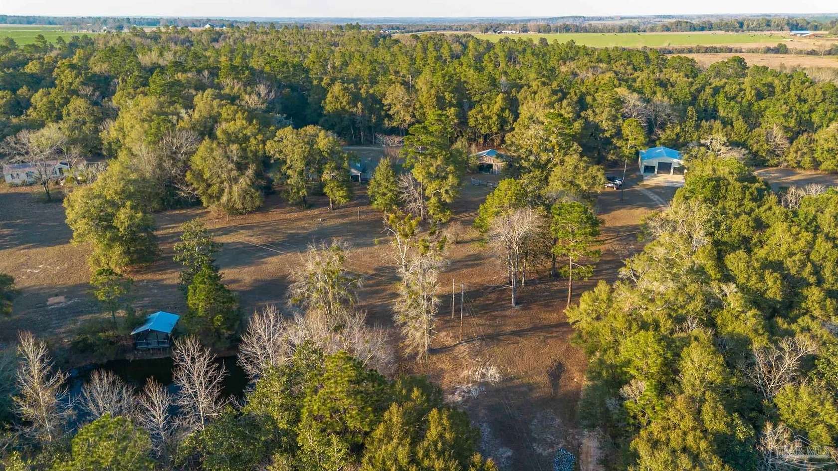 20 Acres of Land with Home for Sale in Jay, Florida