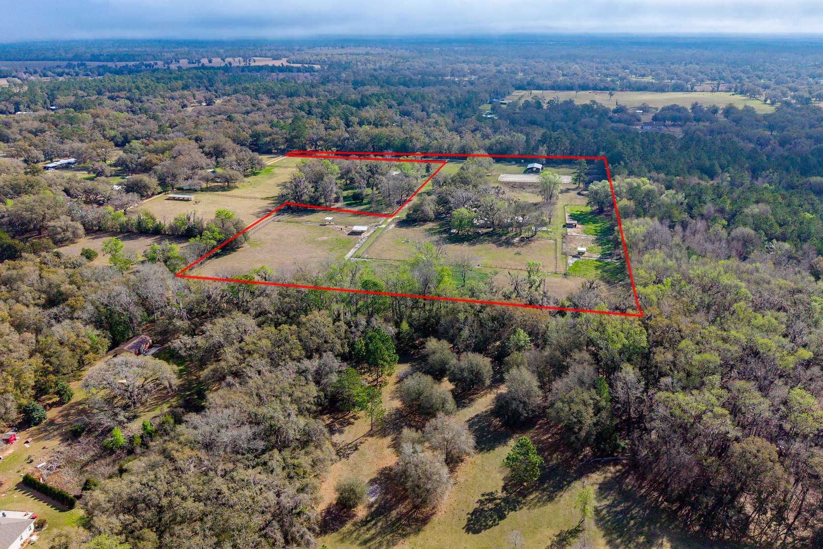 18.9 Acres of Land with Home for Sale in Williston, Florida