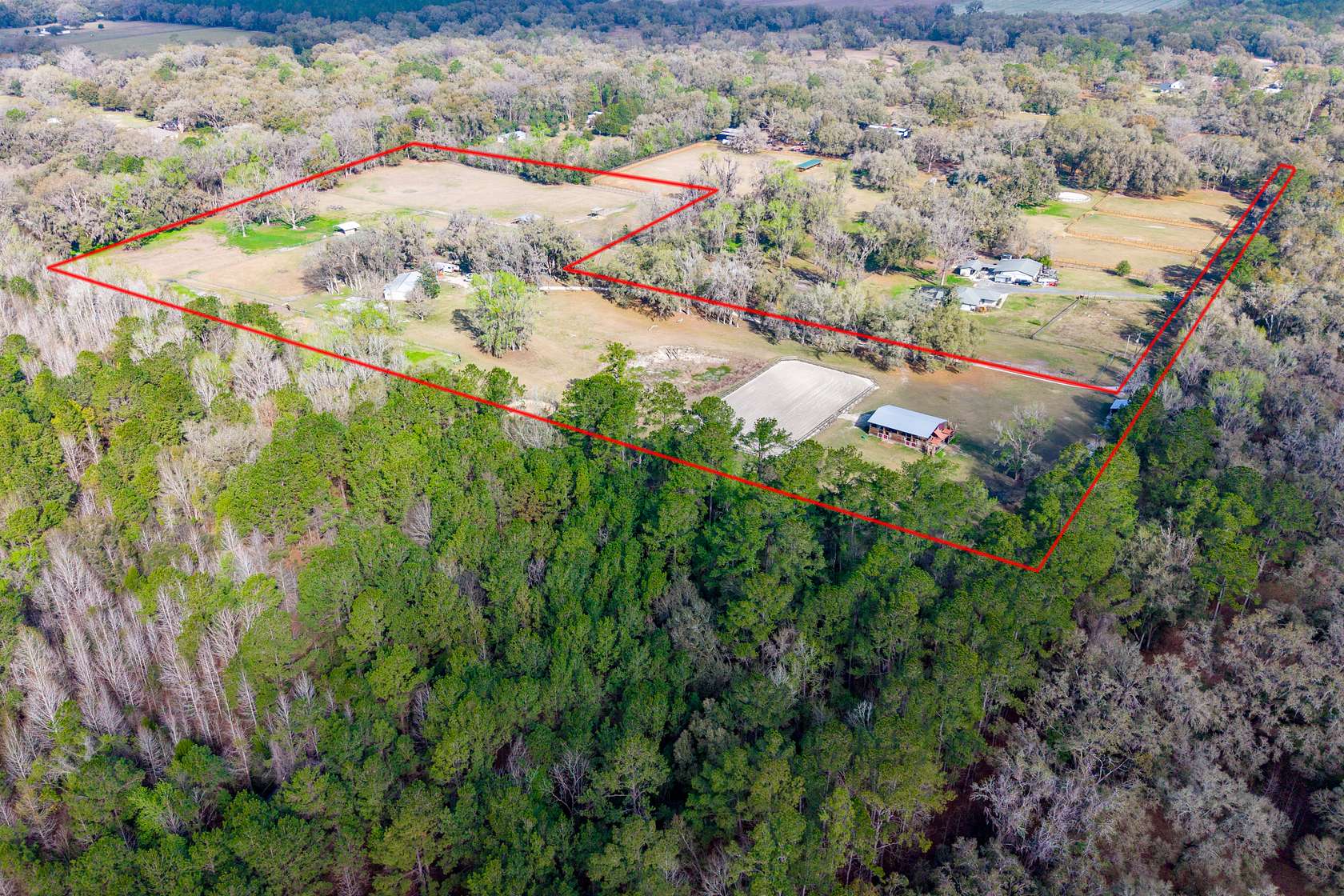 18.9 Acres of Land with Home for Sale in Williston, Florida