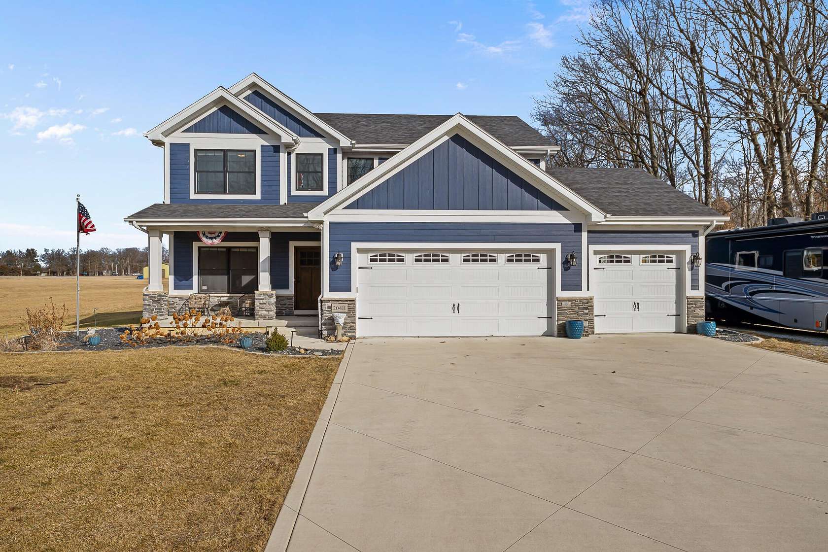 6 Acres of Land with Home for Sale in Lowell, Indiana