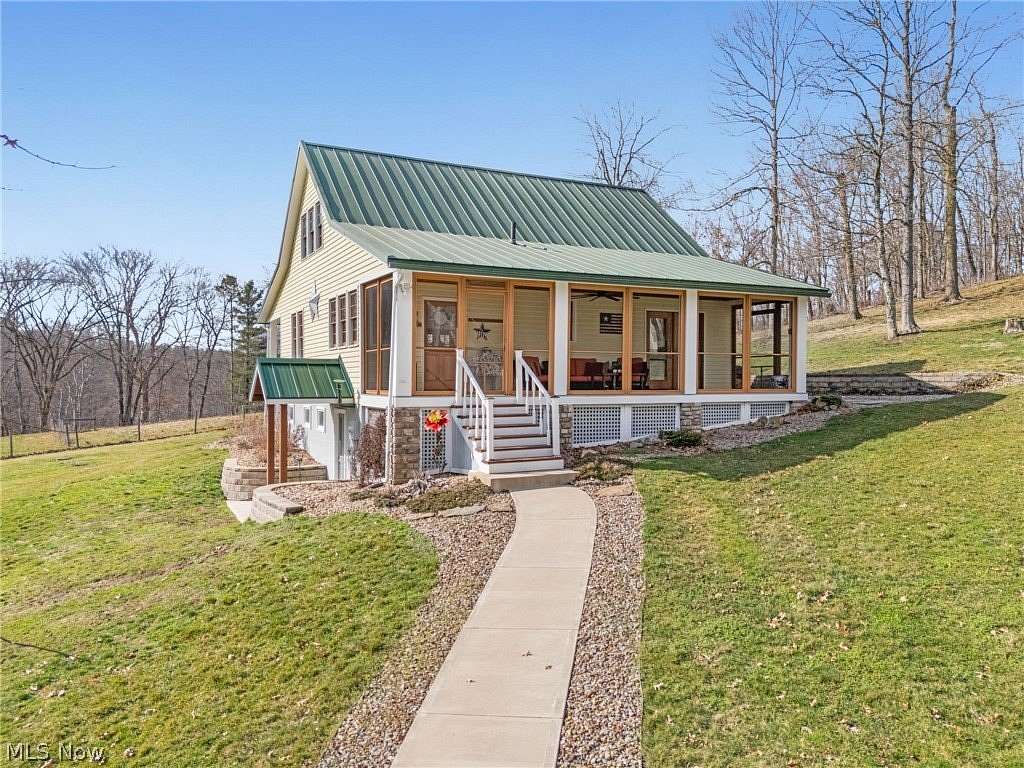 40.8 Acres of Land with Home for Sale in Carrollton, Ohio