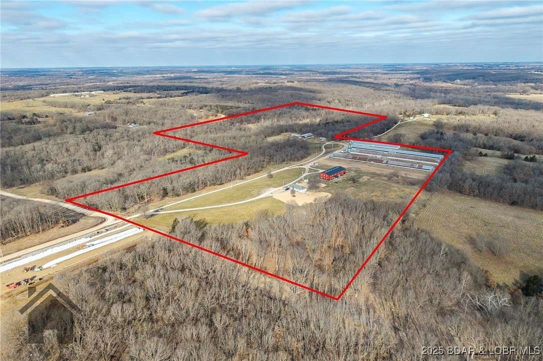 102 Acres of Recreational Land with Home for Sale in Florence, Missouri