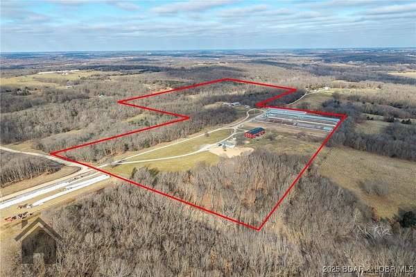 102 Acres of Recreational Land with Home for Sale in Florence, Missouri