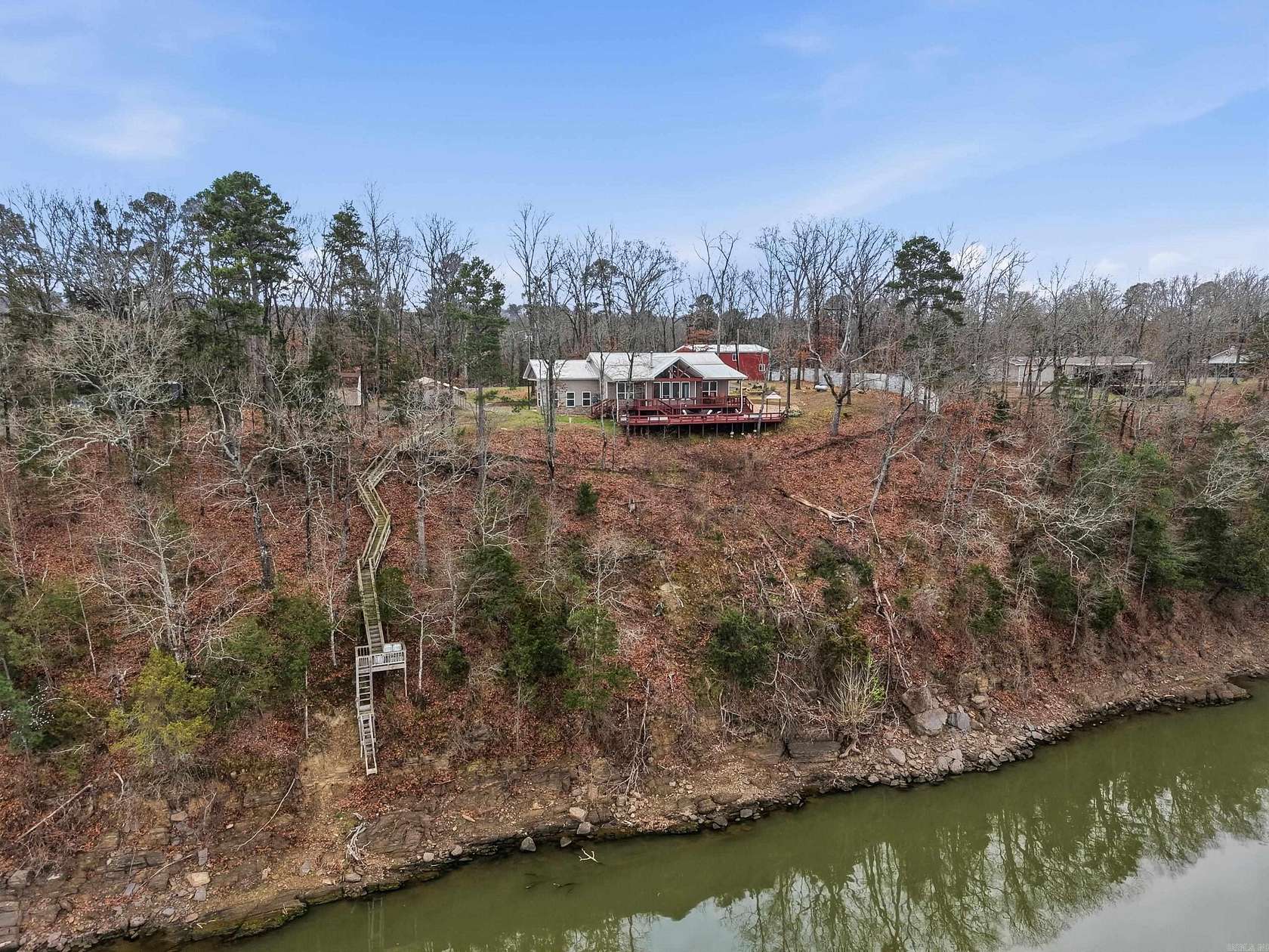 4.12 Acres of Land with Home for Sale in Houston, Arkansas